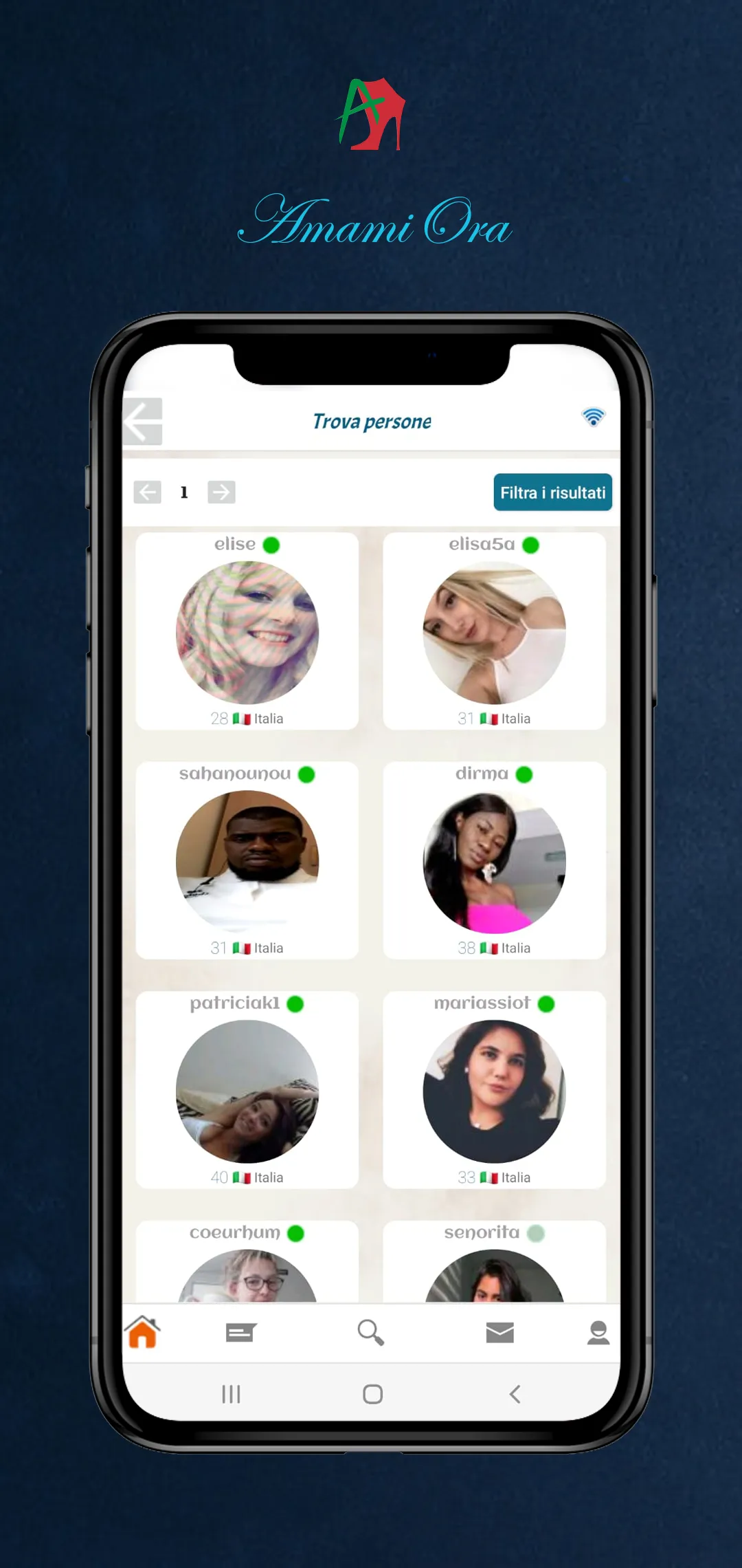 AmamiOra - Italian Dating | Indus Appstore | Screenshot