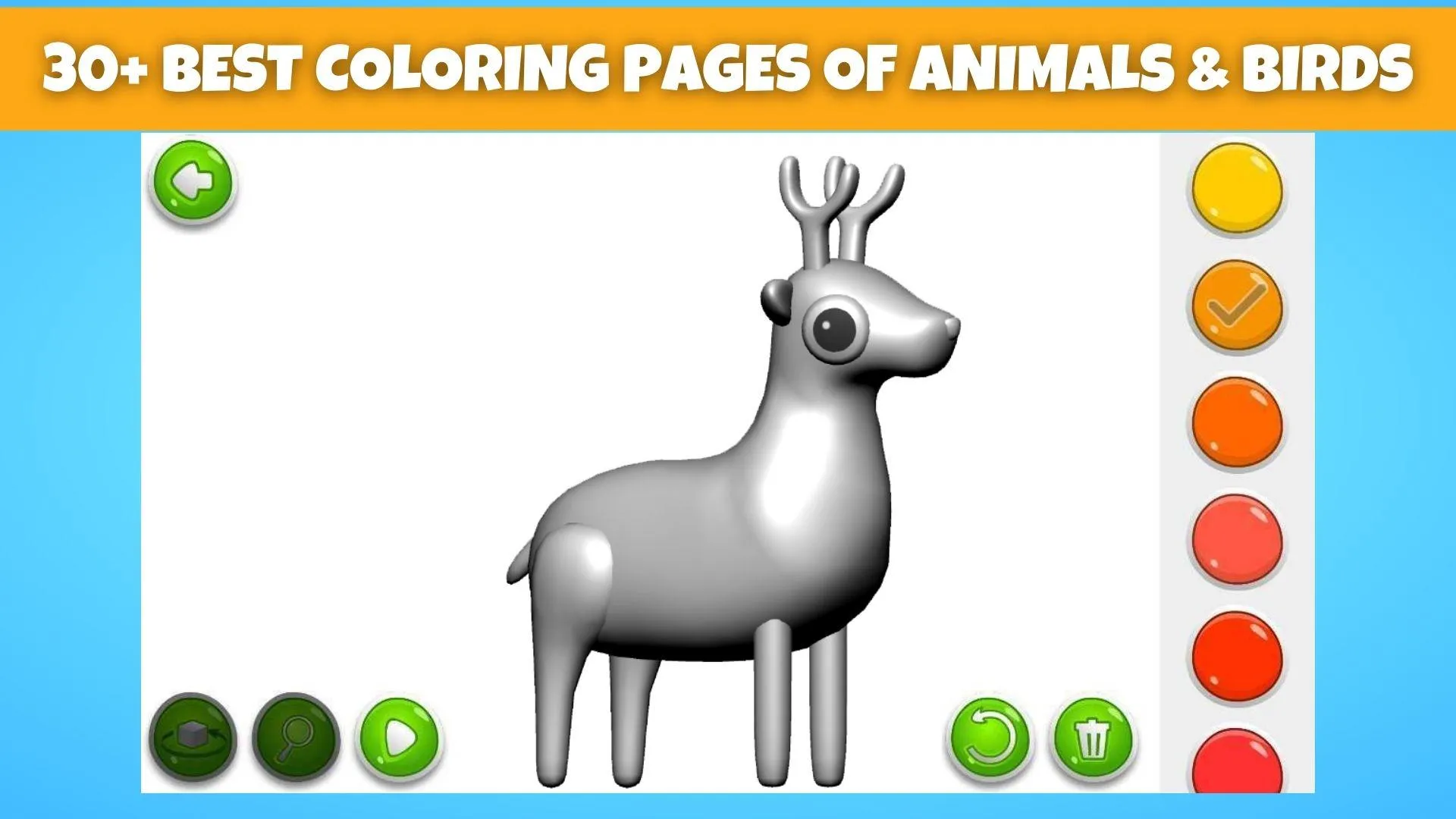 Kids 3D Animal Coloring Pages | Indus Appstore | Screenshot