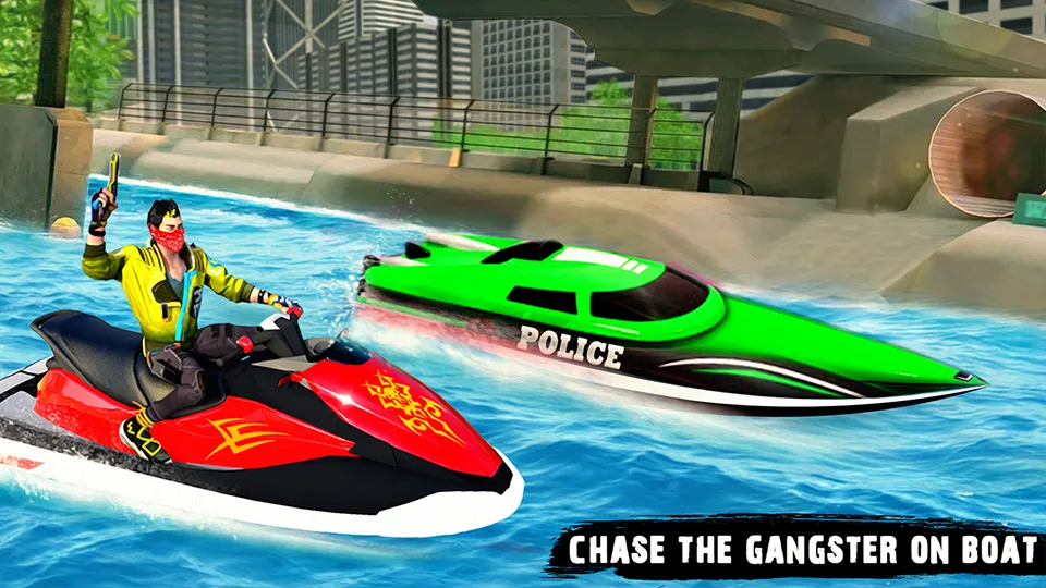 Police Jet Ski Chase Crime Sim | Indus Appstore | Screenshot