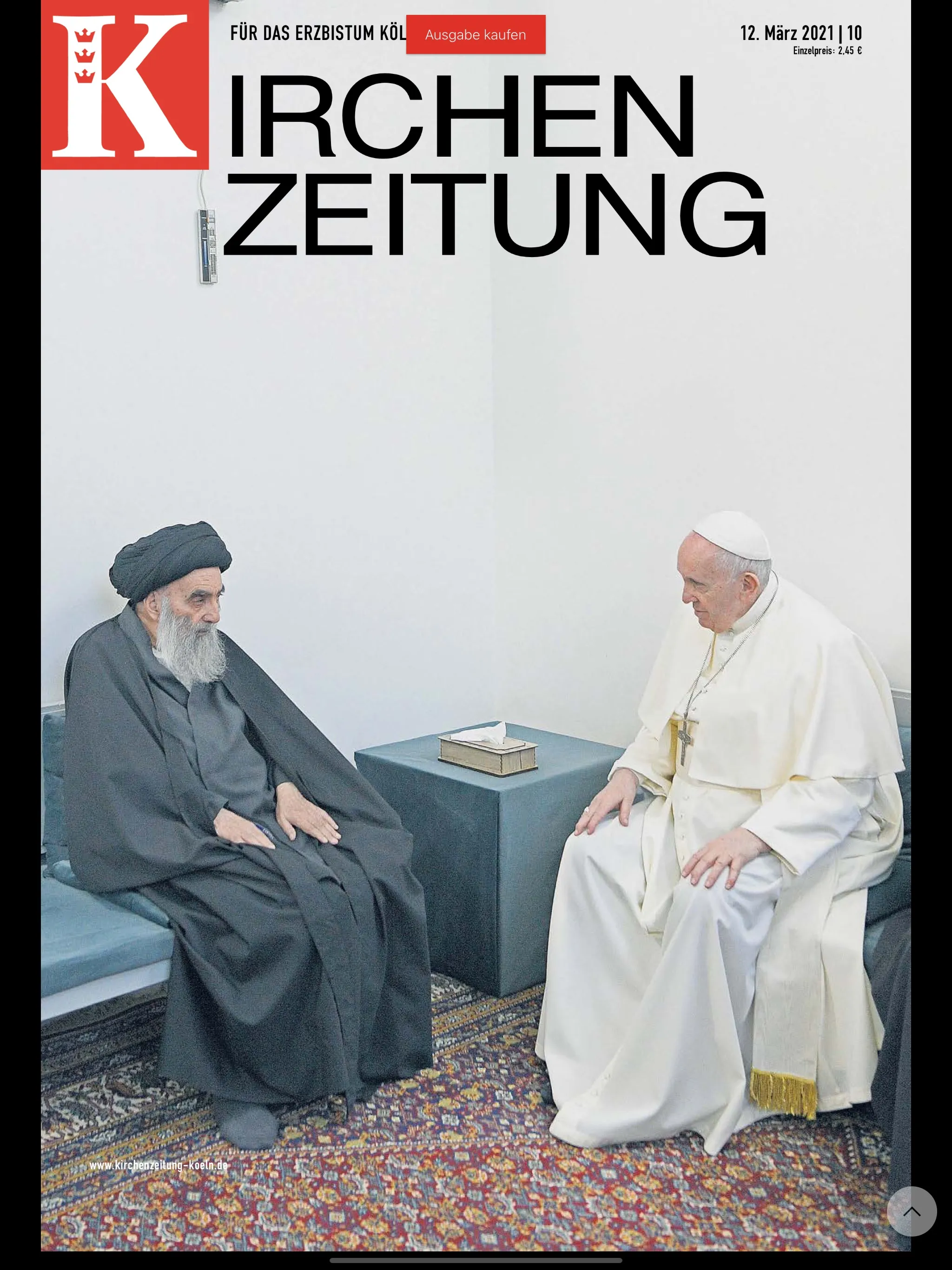 Kirchenzeitung Köln online | Indus Appstore | Screenshot