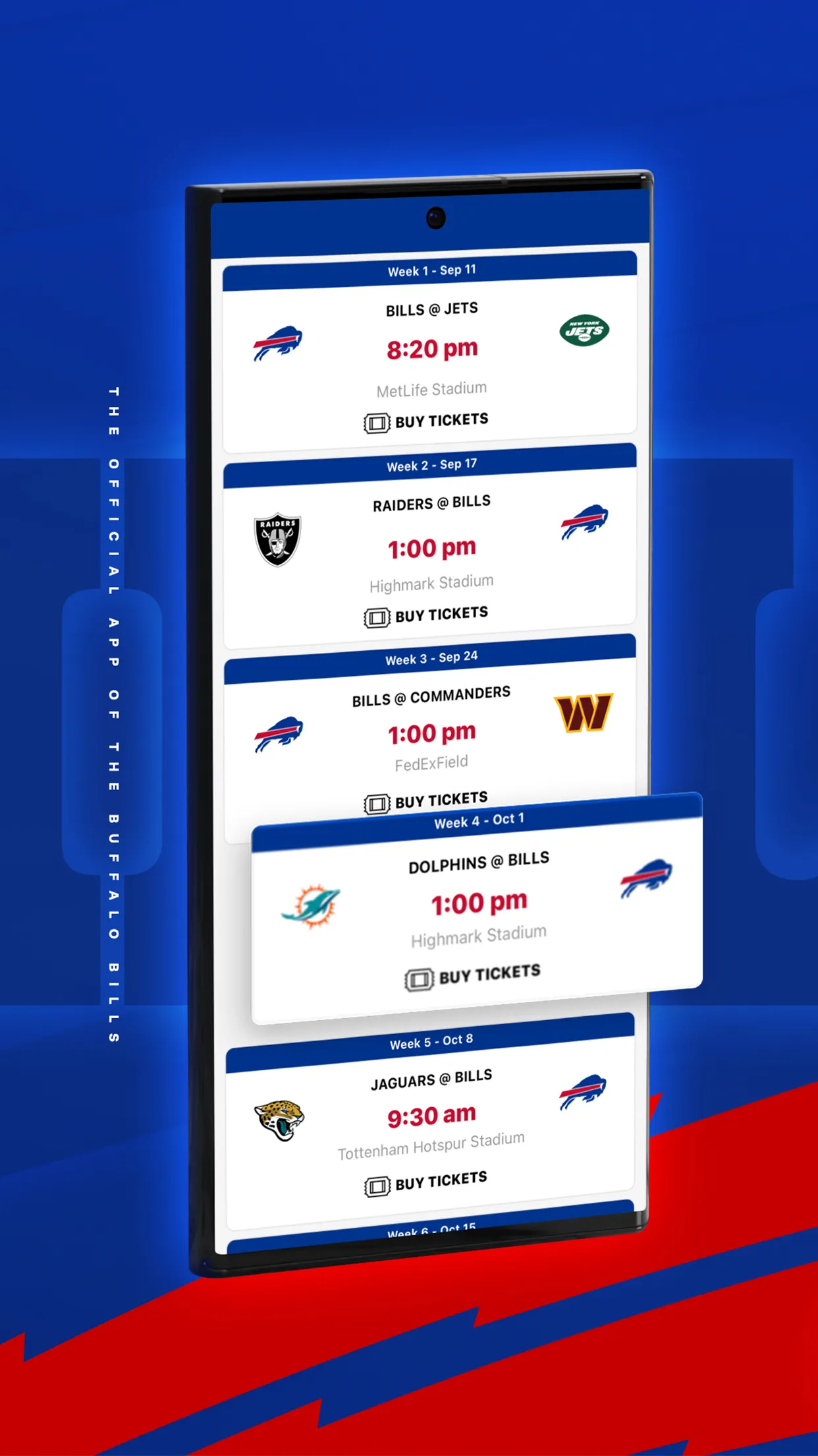 Buffalo Bills Mobile | Indus Appstore | Screenshot