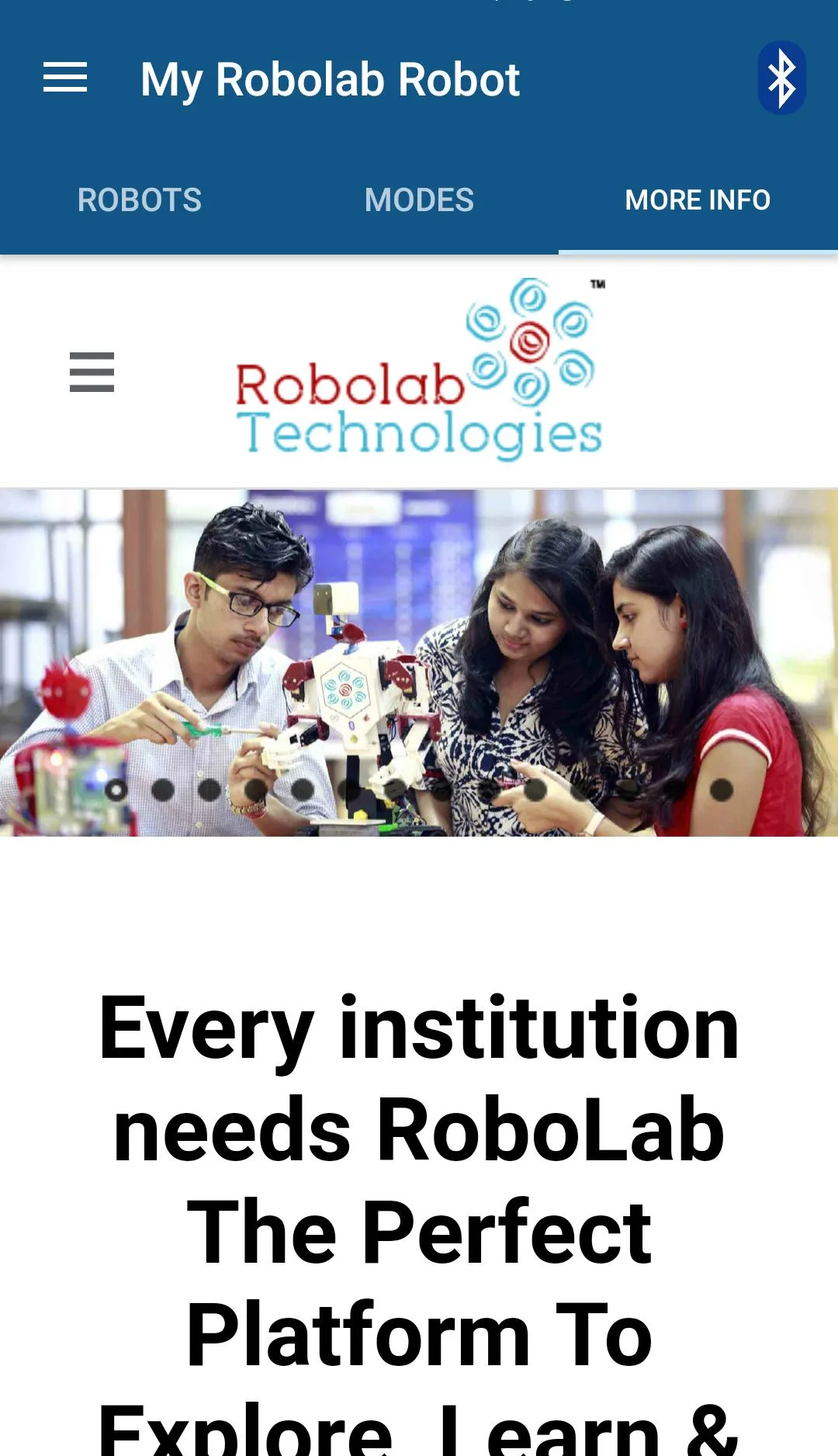 My Robolab Robot | Indus Appstore | Screenshot