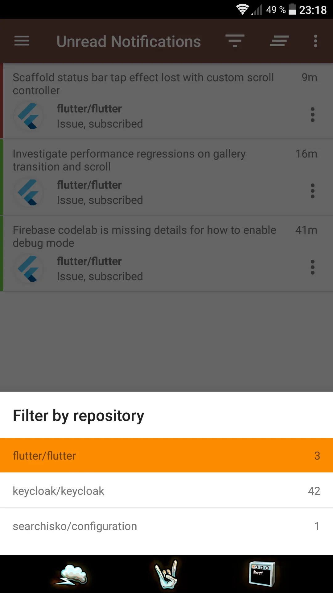 GH::watch GitHub notifications | Indus Appstore | Screenshot