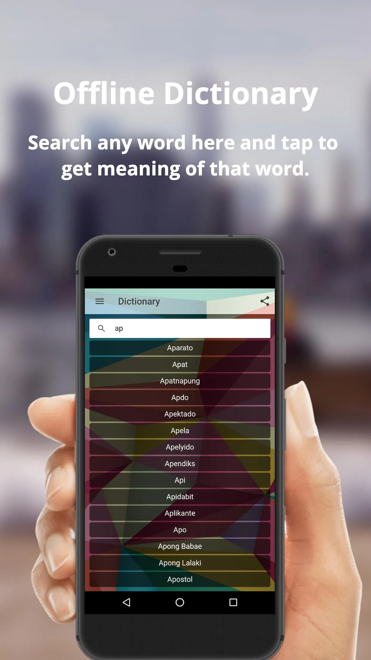 Tagalog to English Translator | Indus Appstore | Screenshot