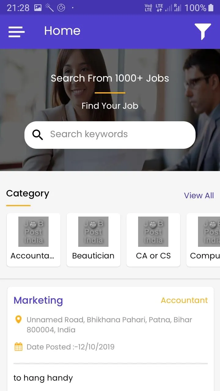 Job Search App - Free Job Post | Indus Appstore | Screenshot