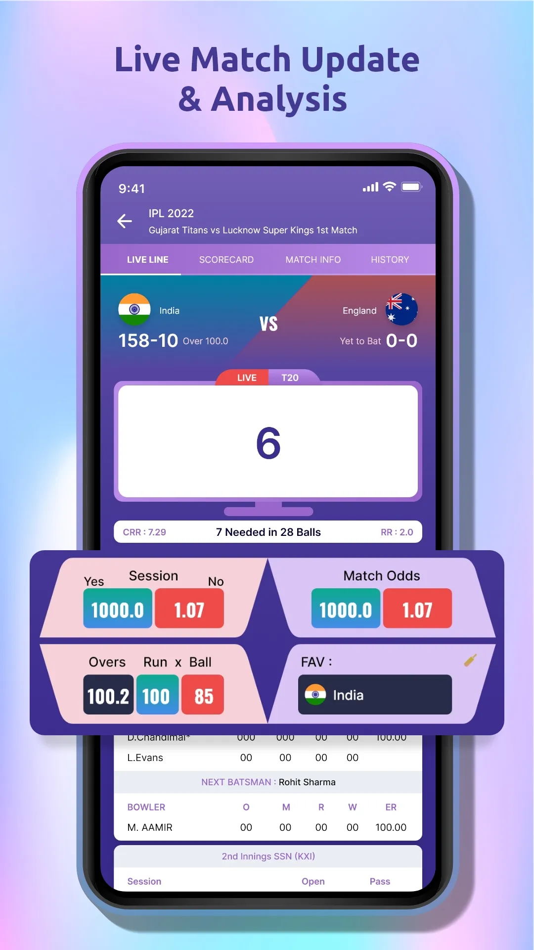 World11 Cricket Live Line | Indus Appstore | Screenshot