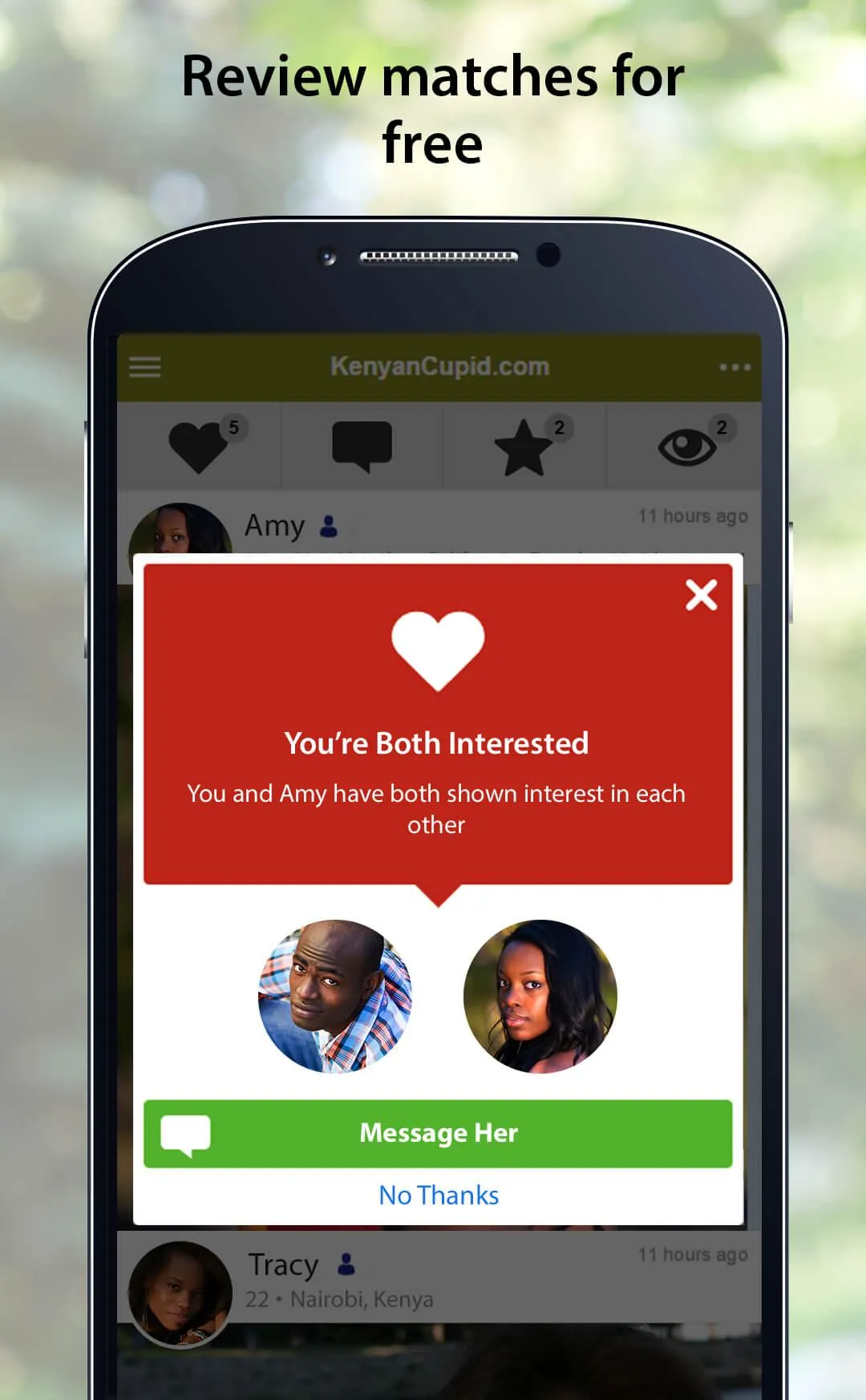 KenyanCupid: Kenyan Dating | Indus Appstore | Screenshot