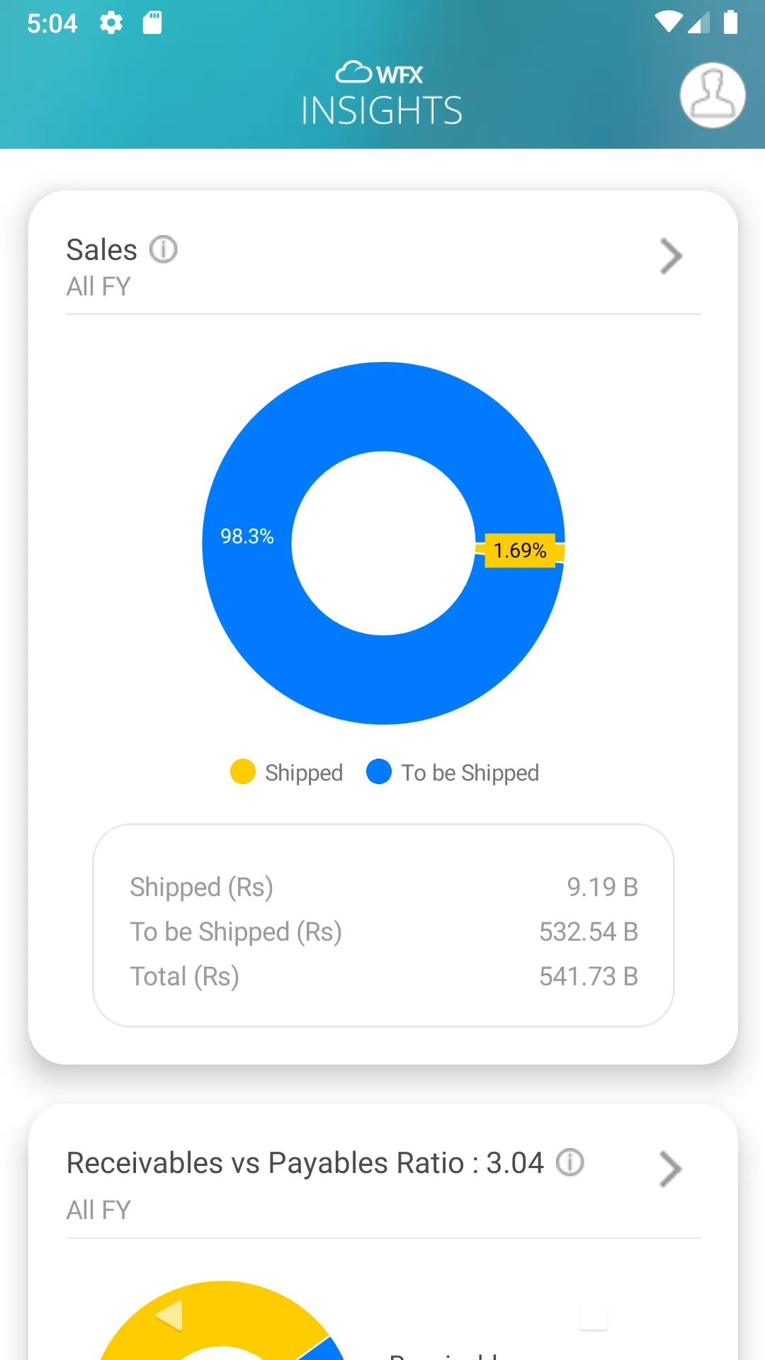 WFX Insights | Indus Appstore | Screenshot