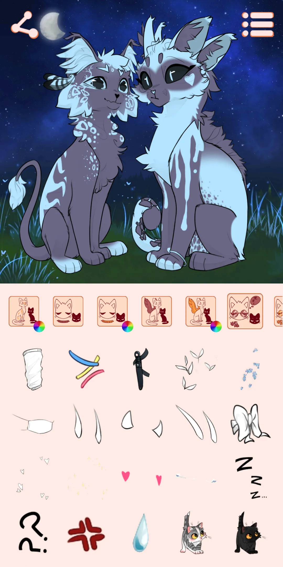 Avatar Maker: Couple of Cats | Indus Appstore | Screenshot