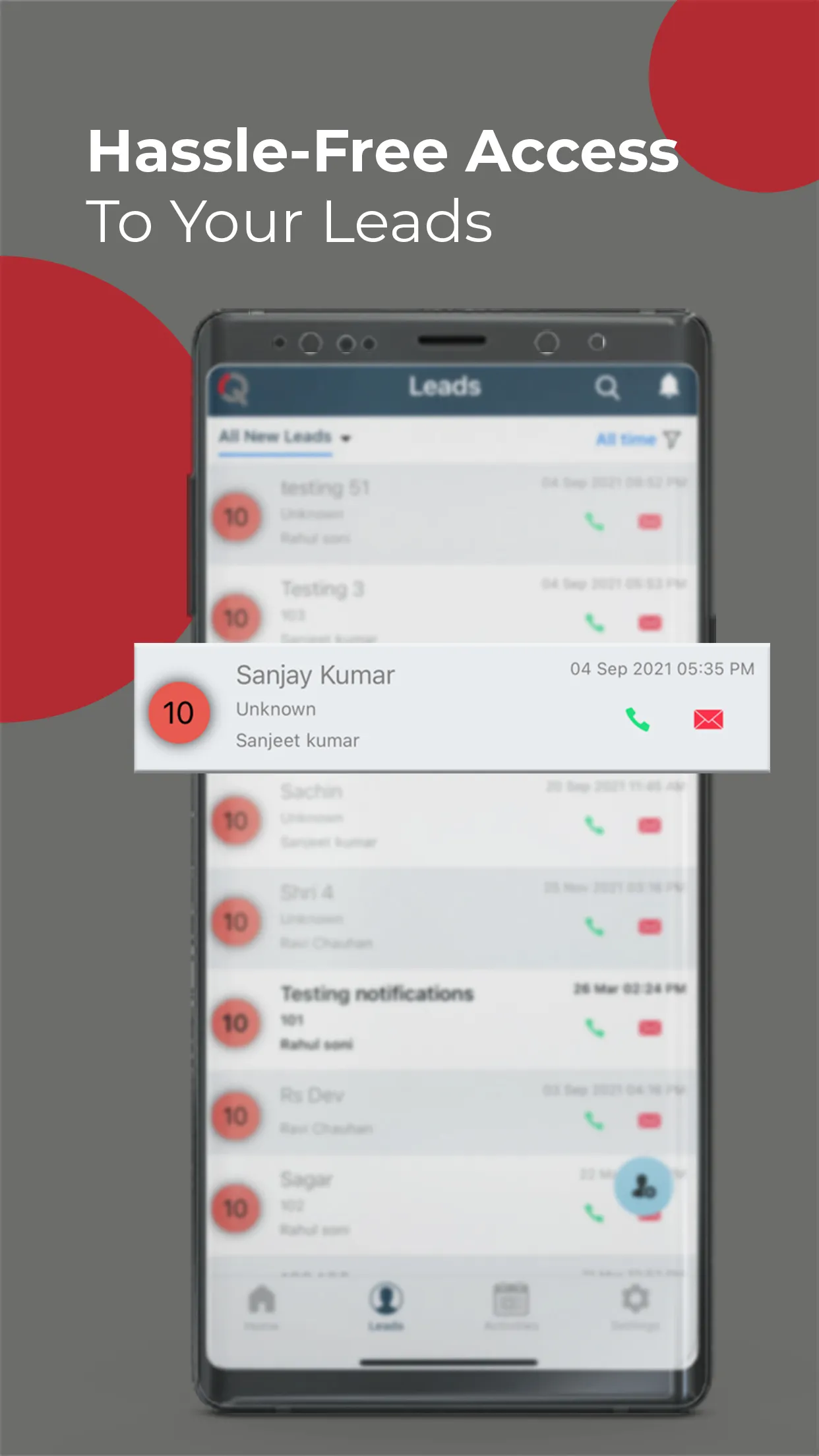 IQSetters-CRM | Indus Appstore | Screenshot