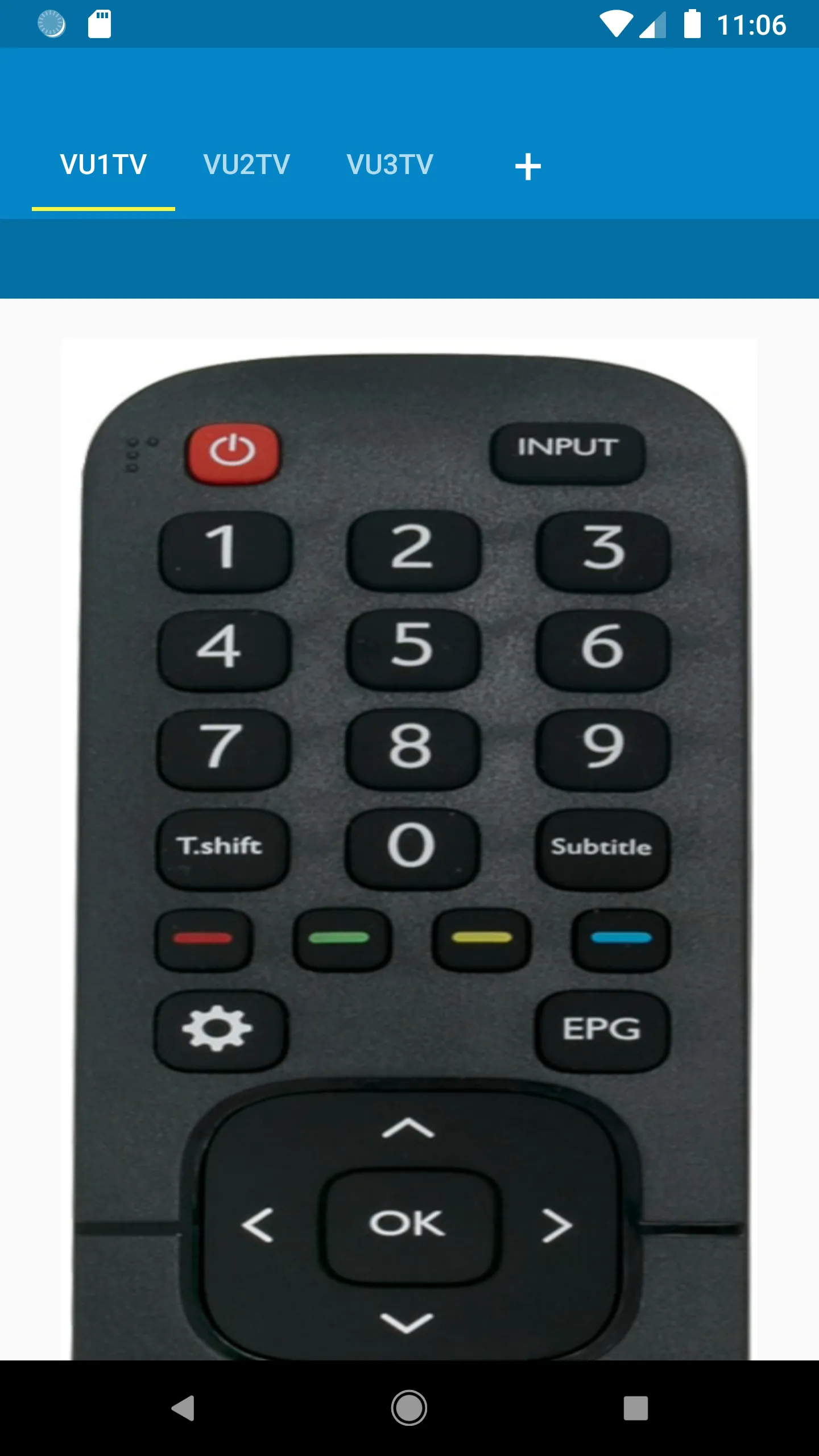 VU TV Remote Control | Indus Appstore | Screenshot