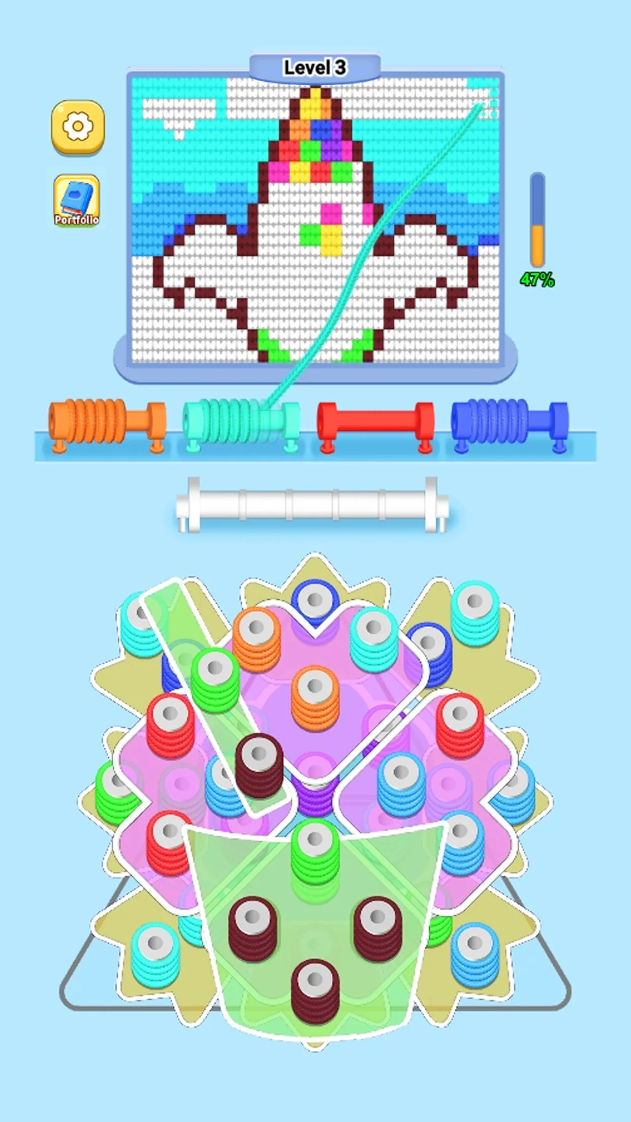 Wool Sort | Indus Appstore | Screenshot