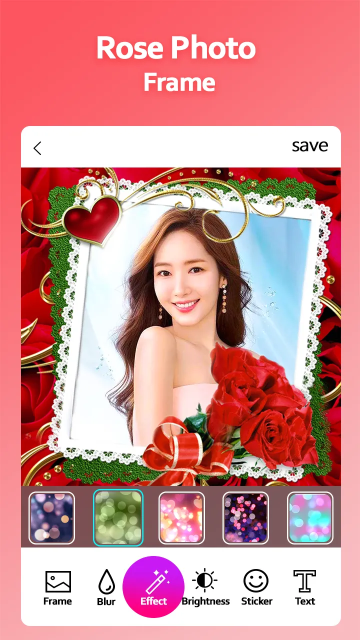 Rose Photo Frame | Indus Appstore | Screenshot