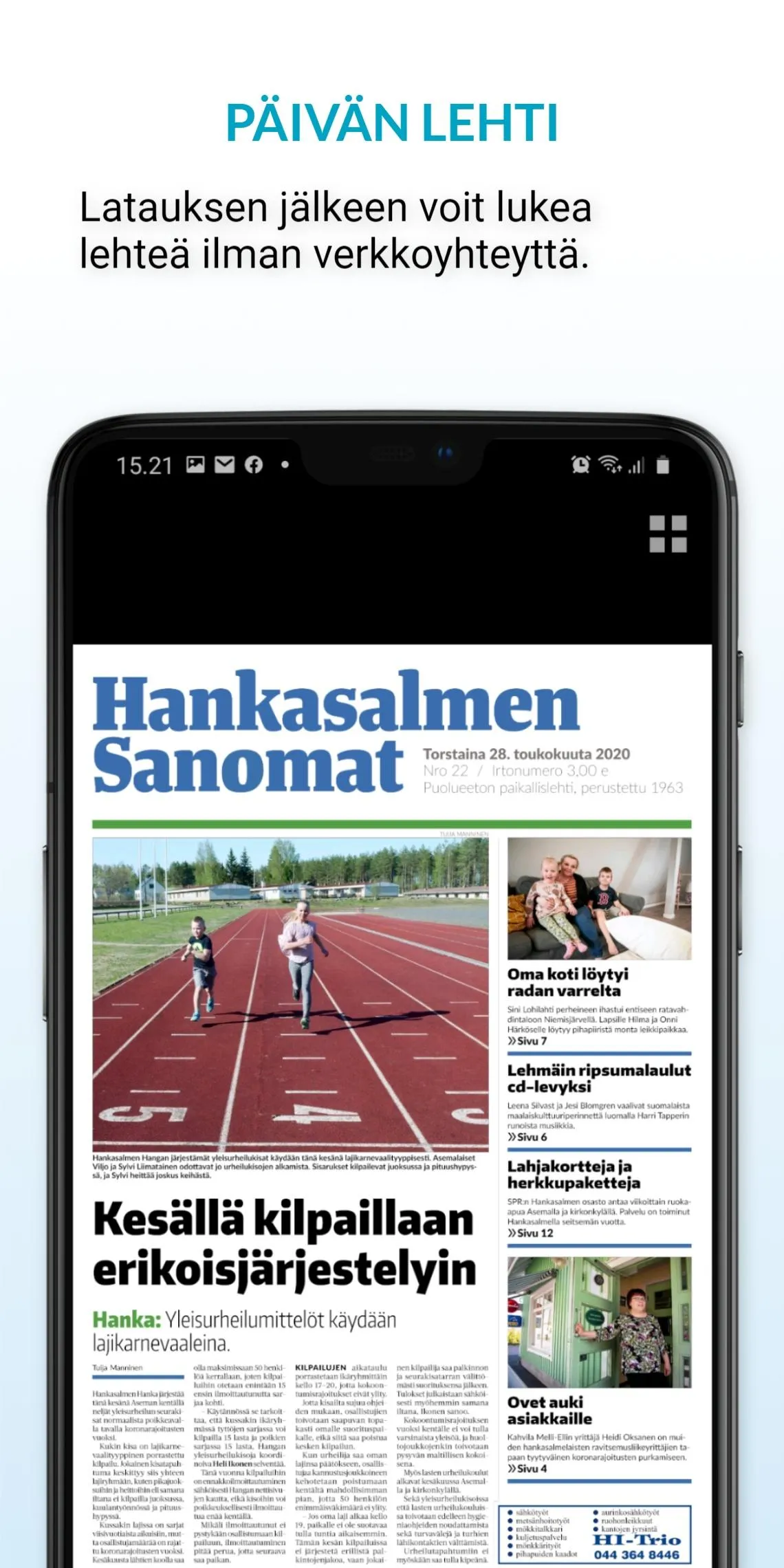 Hankasalmen Sanomat | Indus Appstore | Screenshot