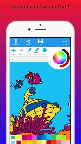 Sea Animals Coloring Book | Indus Appstore | Screenshot