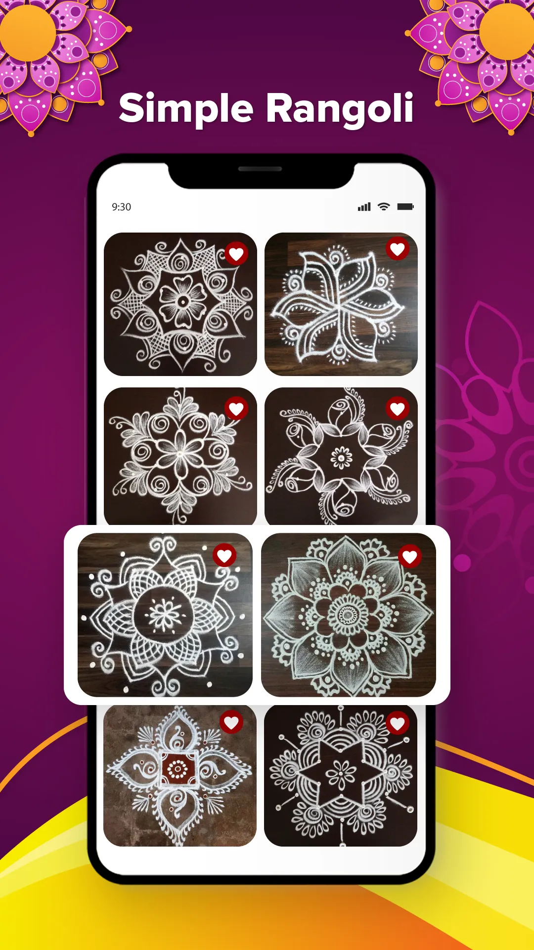 Diwali Rangoli Designs | Indus Appstore | Screenshot