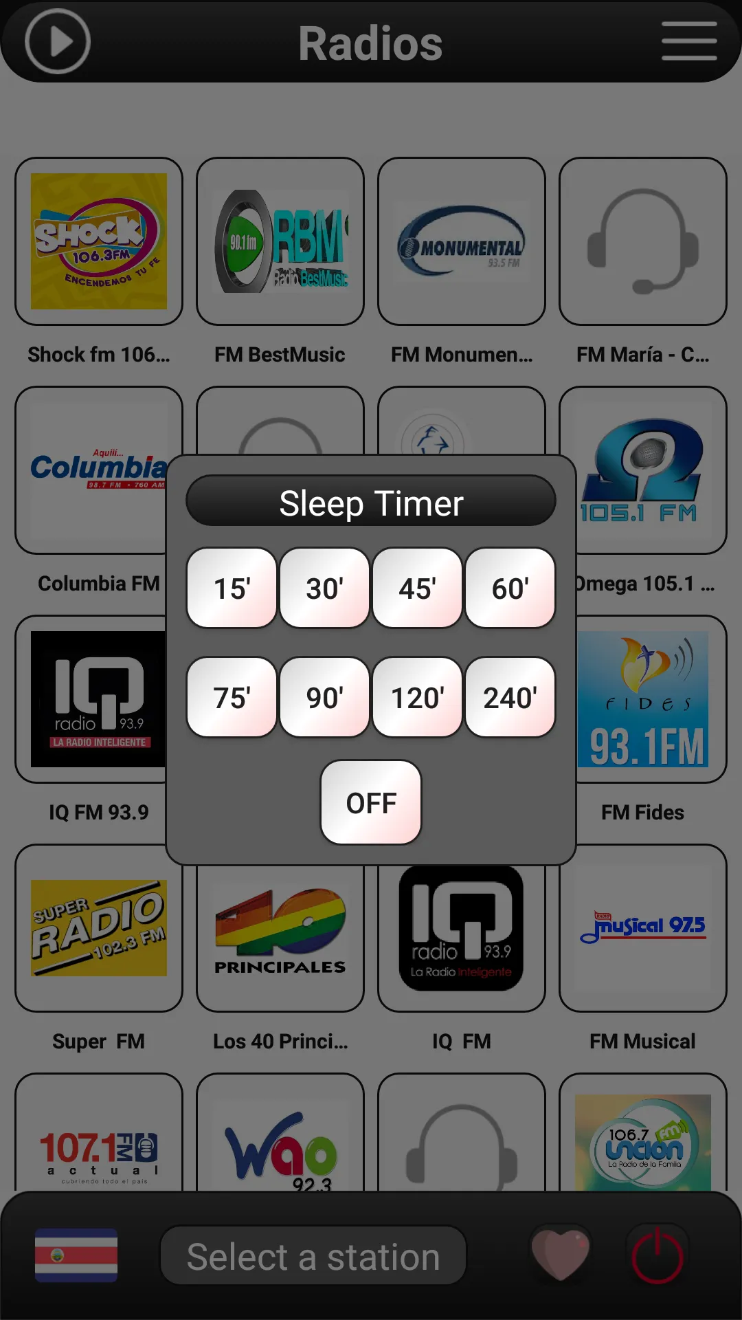 Costa Rica Radio FM | Indus Appstore | Screenshot