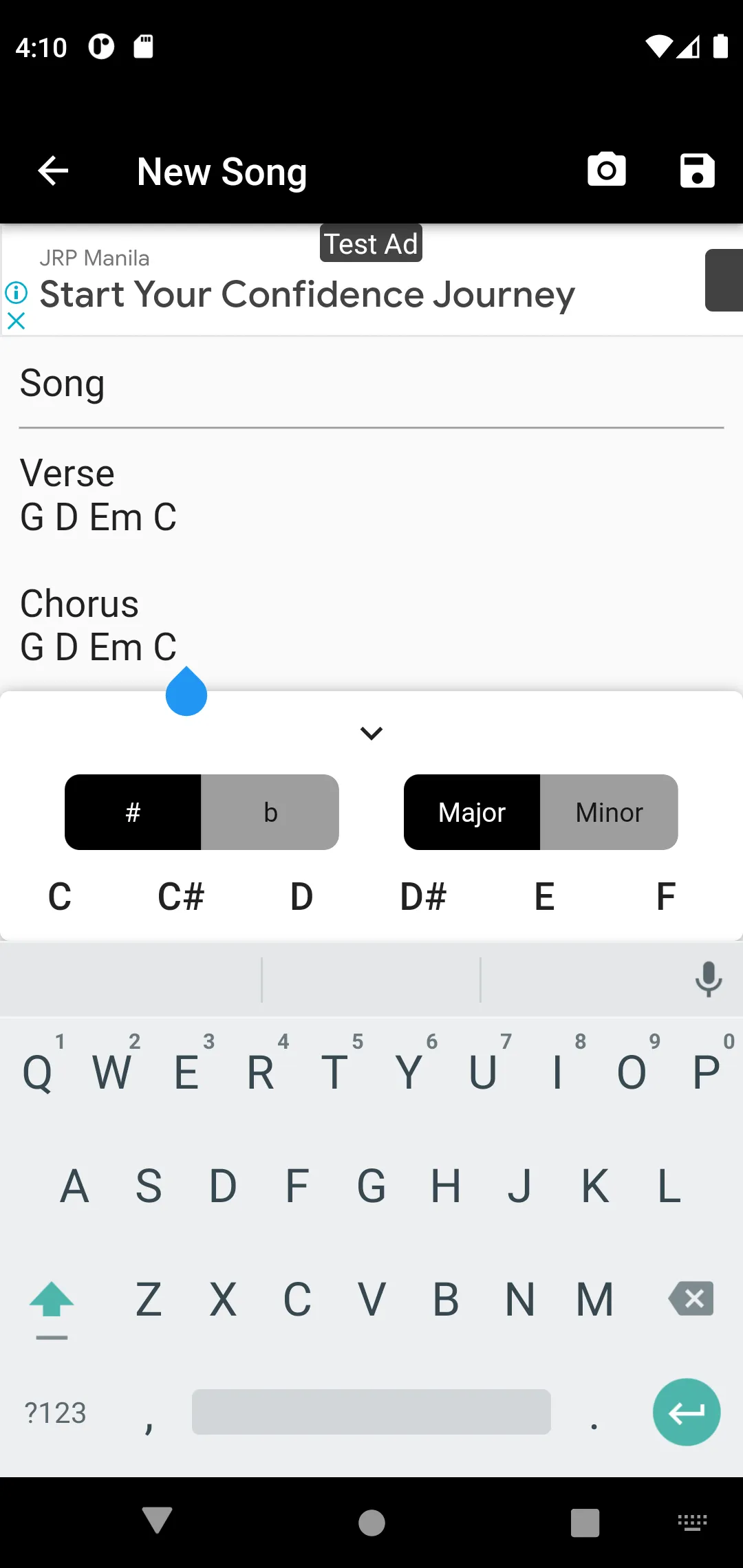 Kordz: Chord Transposer | Indus Appstore | Screenshot