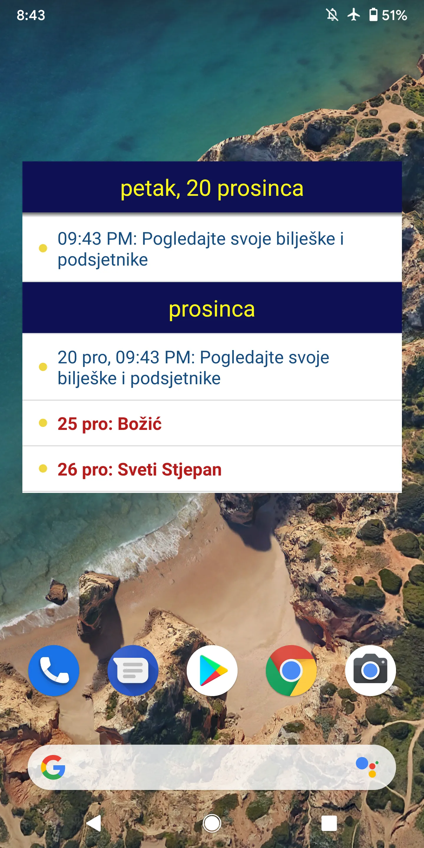 Kalendar Hrvatski 2025 | Indus Appstore | Screenshot