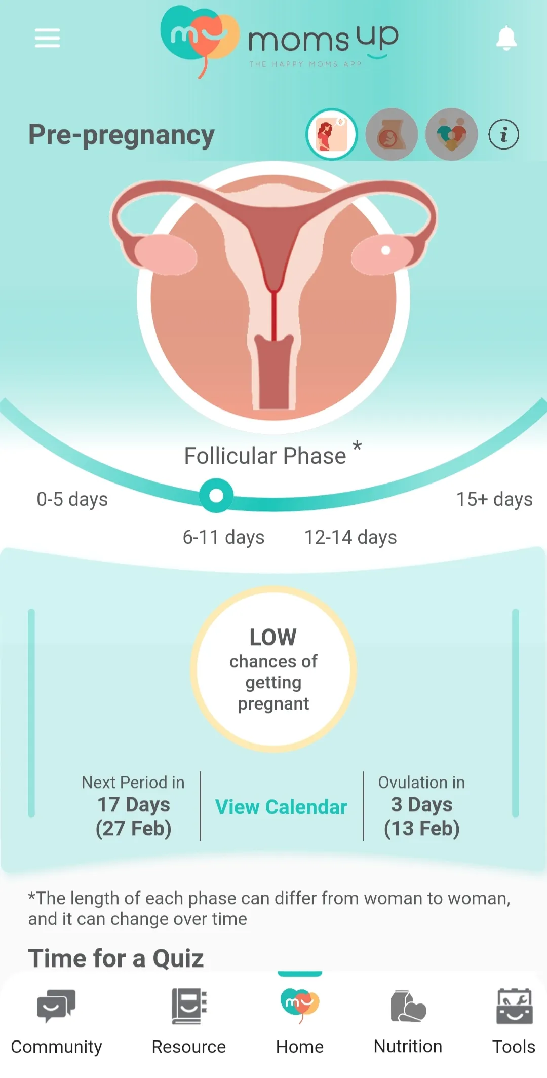 Moms Up | Pregnancy Tracker | Indus Appstore | Screenshot