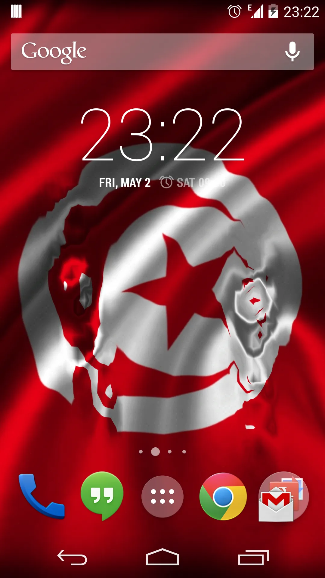 Flag of Tunisia Live Wallpaper | Indus Appstore | Screenshot