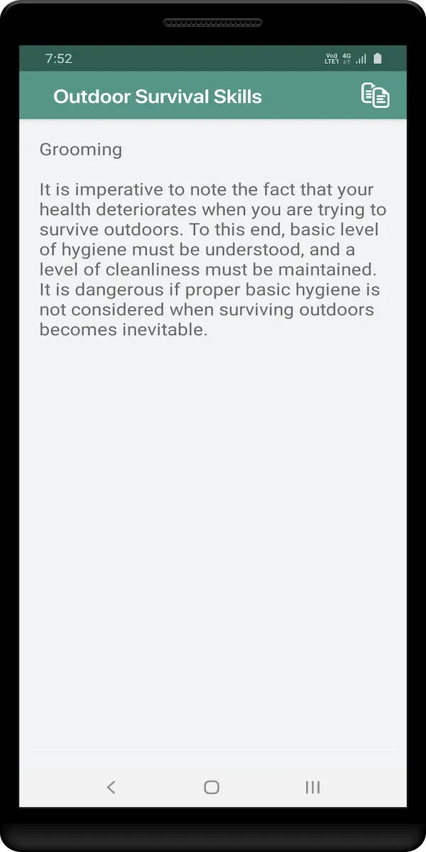 Outdoor Survival Skills | Indus Appstore | Screenshot