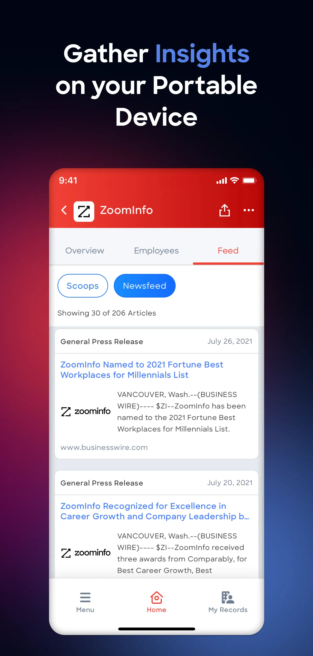 ZoomInfo | Indus Appstore | Screenshot