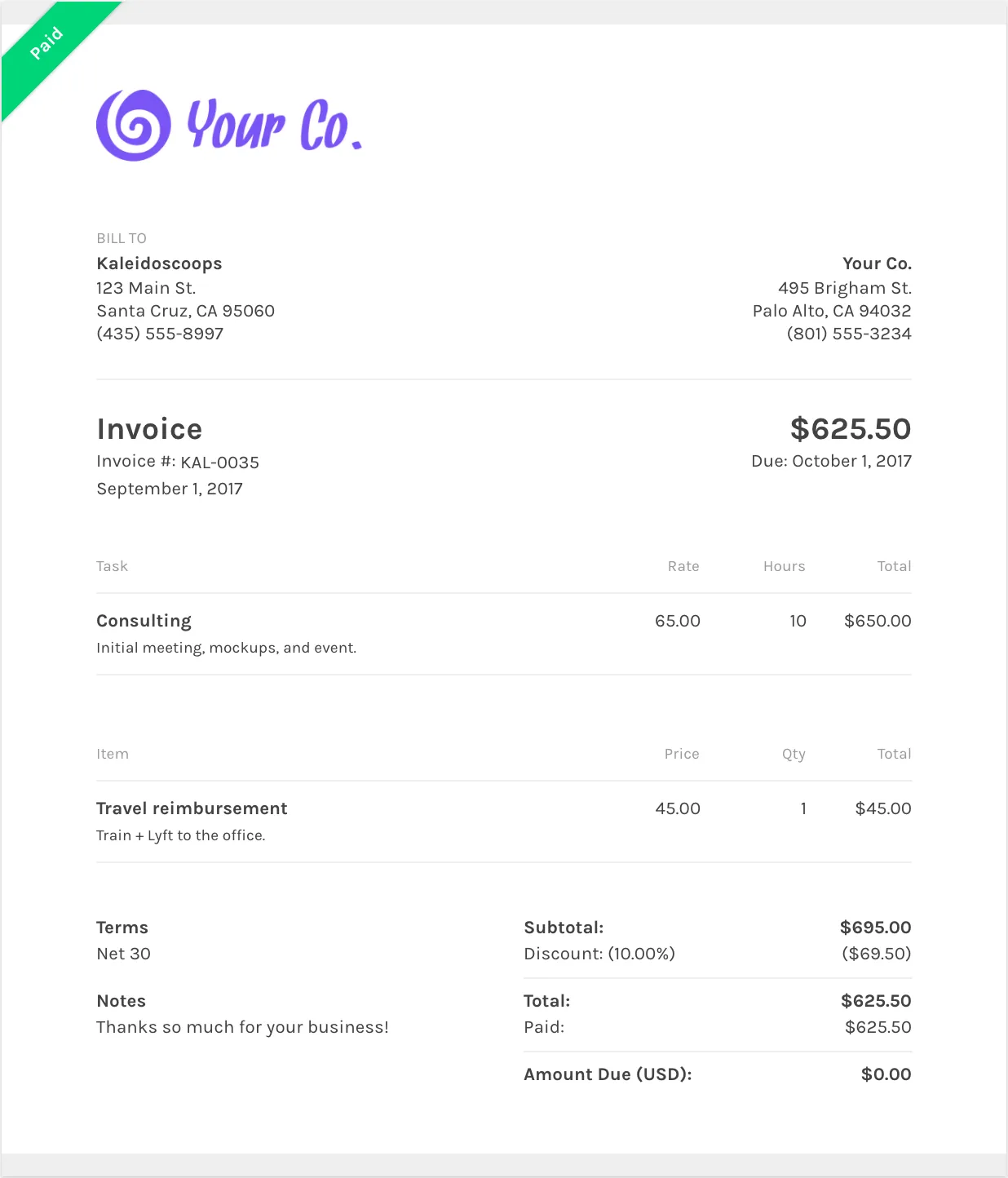 Invoice Templates | Indus Appstore | Screenshot