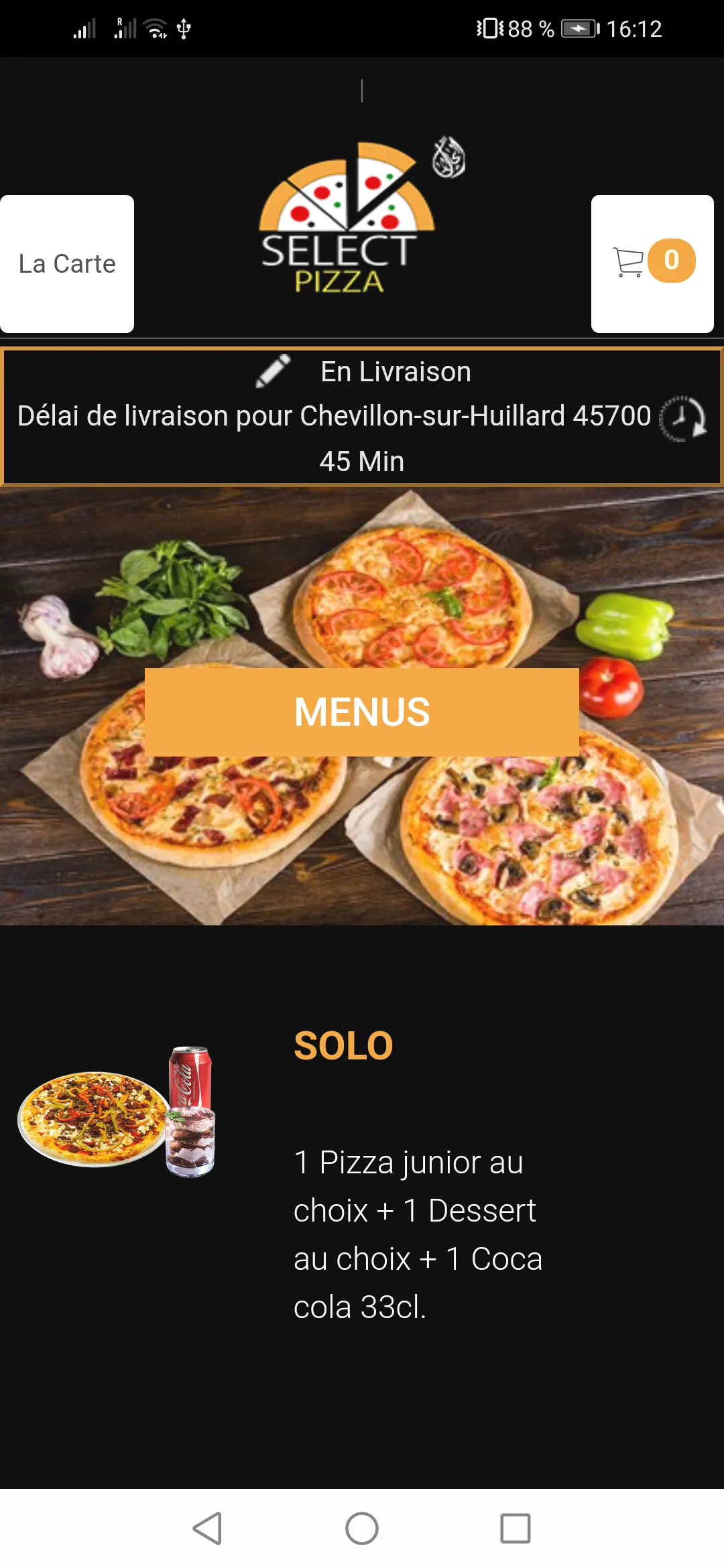 Select Pizza | Indus Appstore | Screenshot