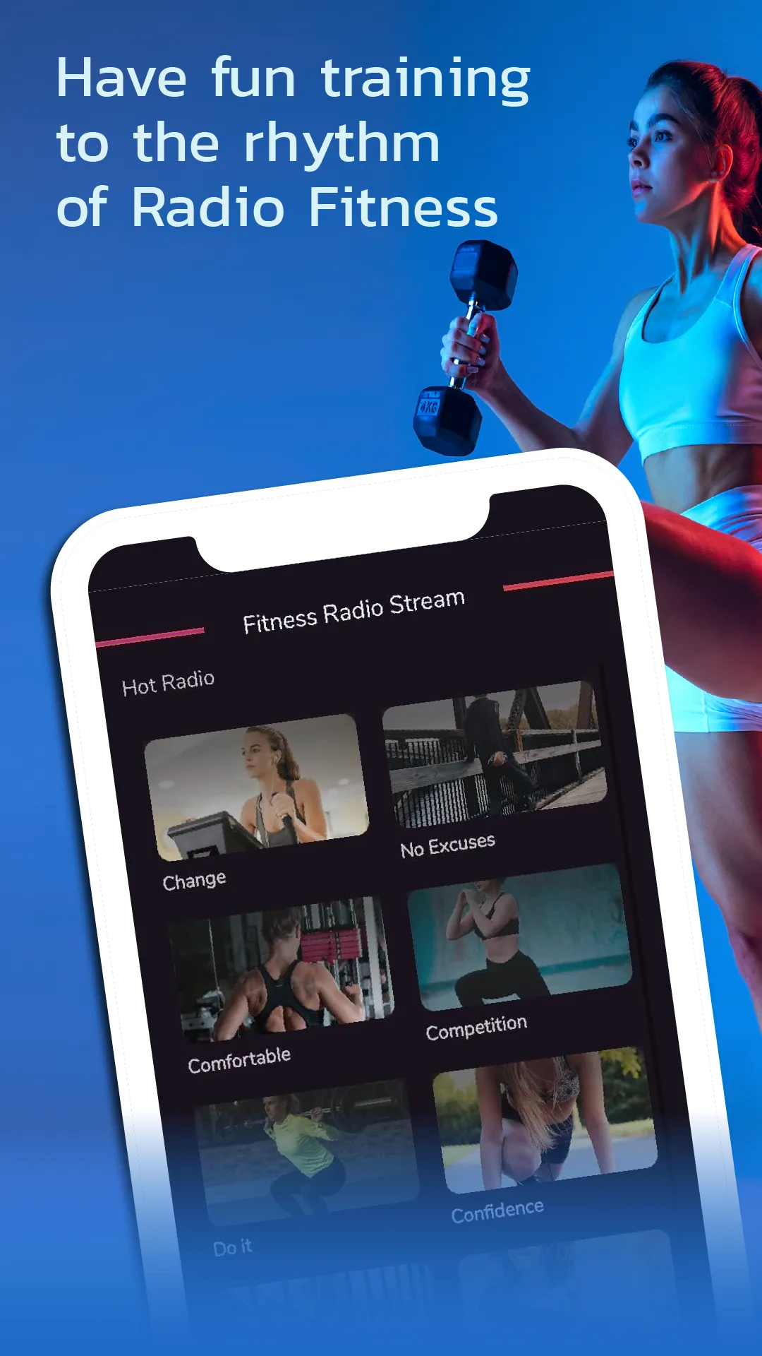 Fitness Radio | Indus Appstore | Screenshot