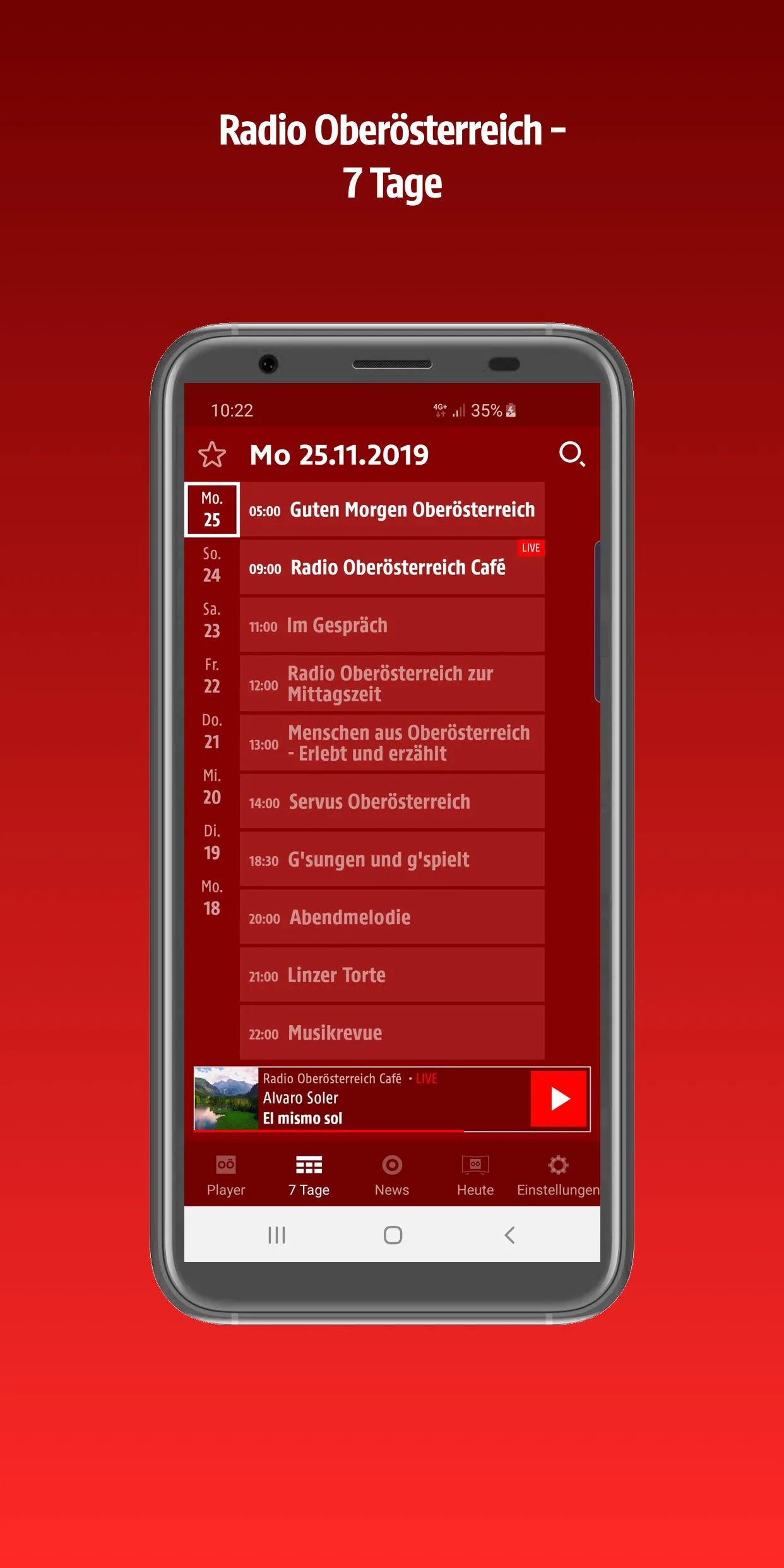 ORF Oberösterreich | Indus Appstore | Screenshot