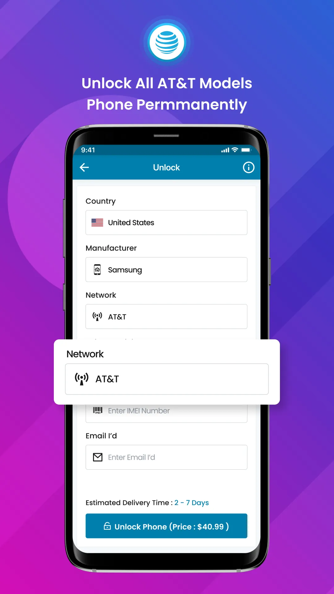 ATT Network Unlock Samsung App | Indus Appstore | Screenshot