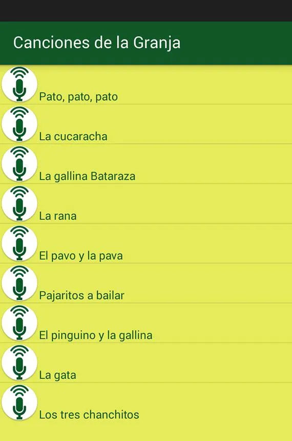 30 Canciones de la Granja | Indus Appstore | Screenshot