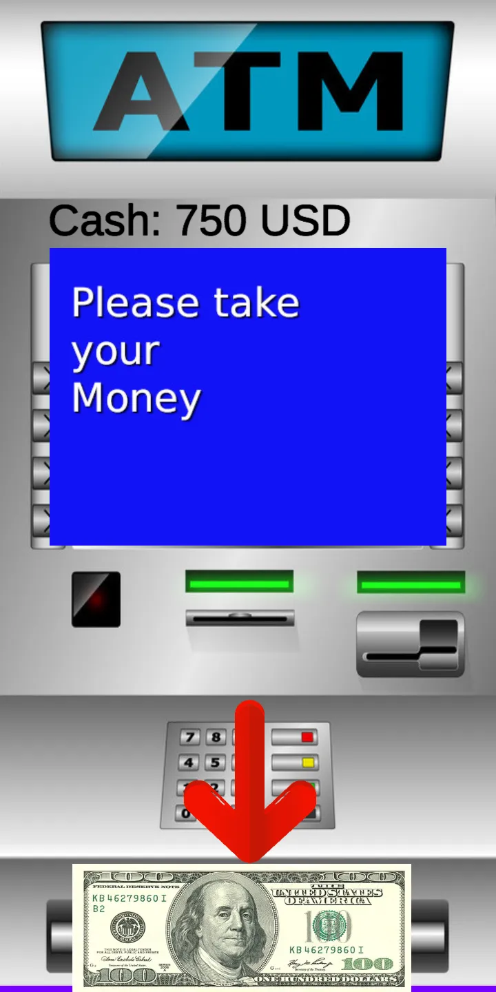 ATM Cash Machine Simulator | Indus Appstore | Screenshot