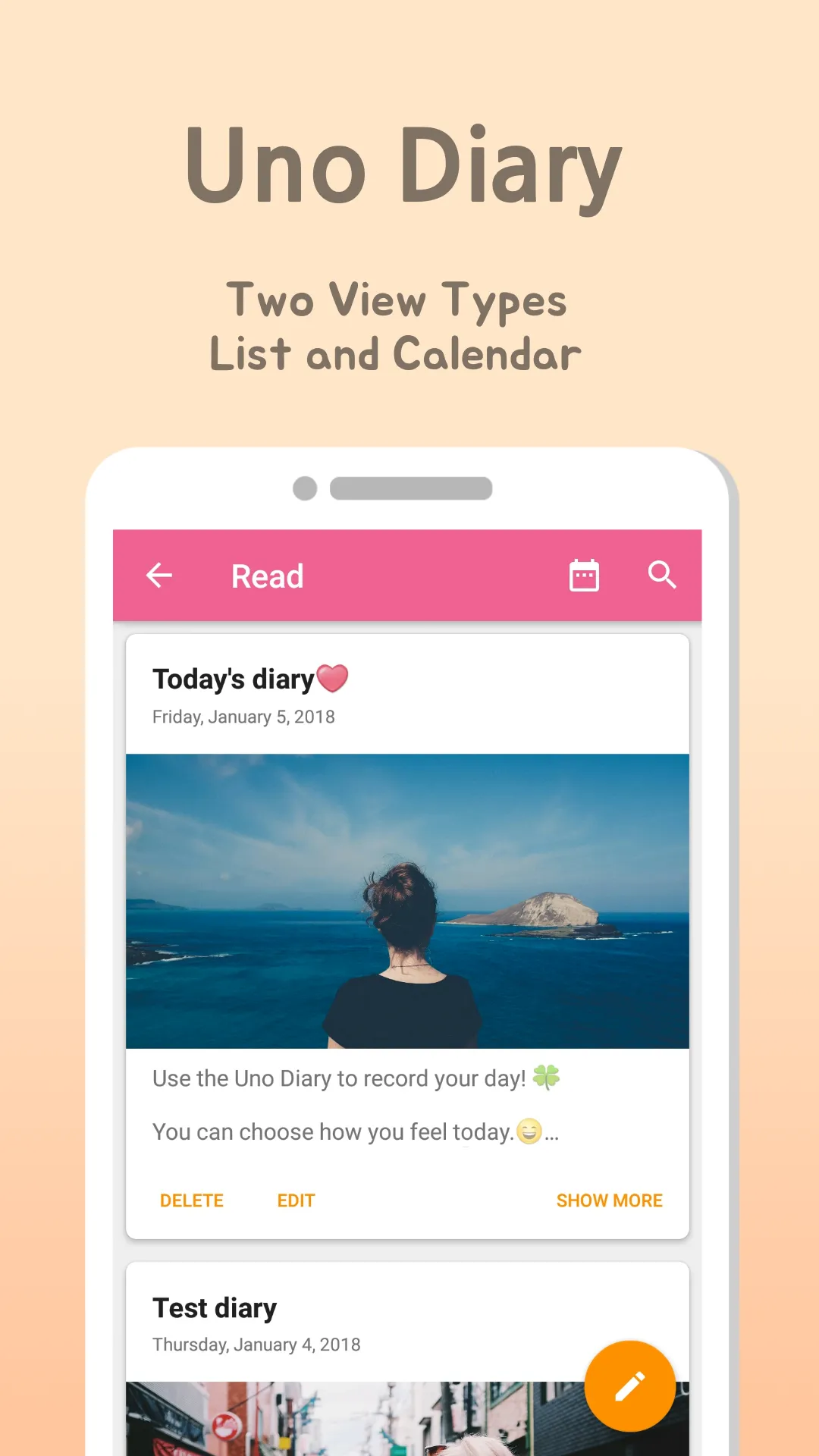 Uno Diary | Indus Appstore | Screenshot