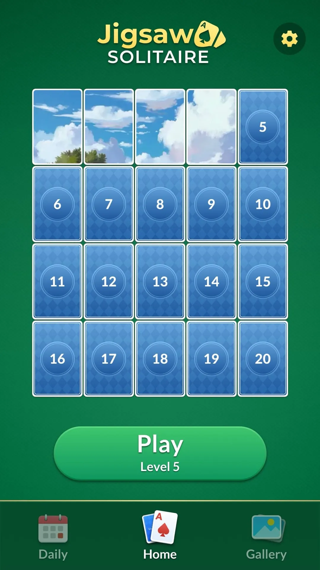 Jigsaw Solitaire Puzzle | Indus Appstore | Screenshot