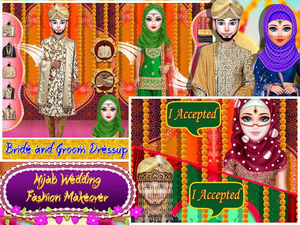 Muslim Girl Wedding & Dressup | Indus Appstore | Screenshot