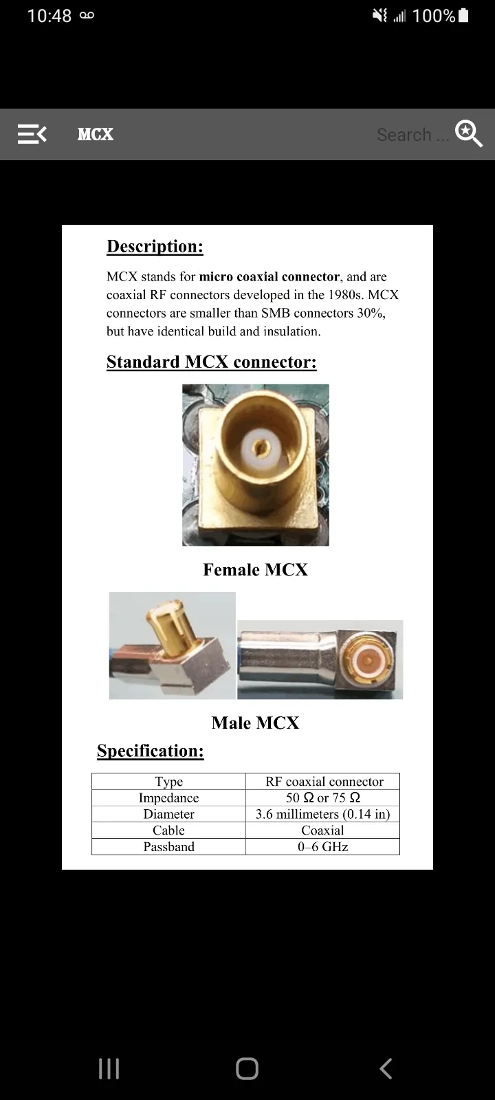 Radio Frequency Connector | Indus Appstore | Screenshot