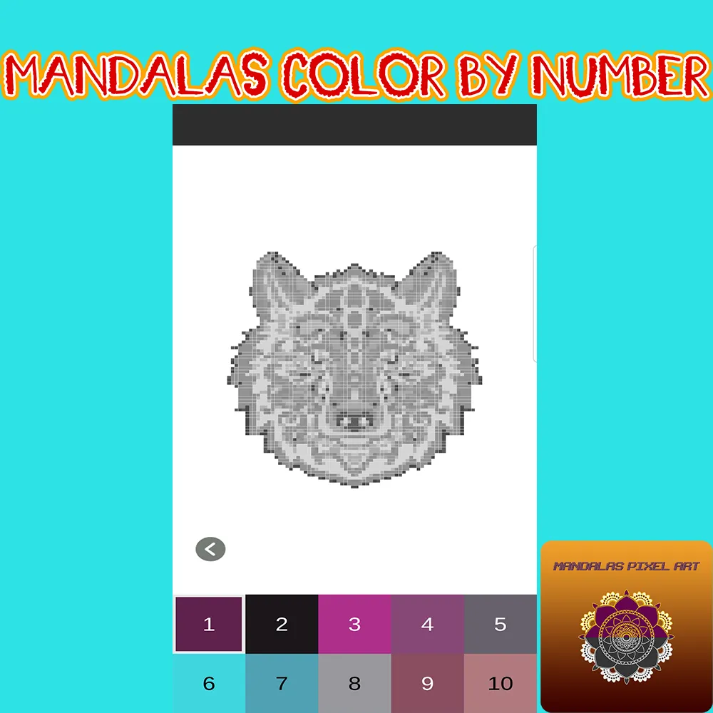 Mandala Pixel Color By Number | Indus Appstore | Screenshot