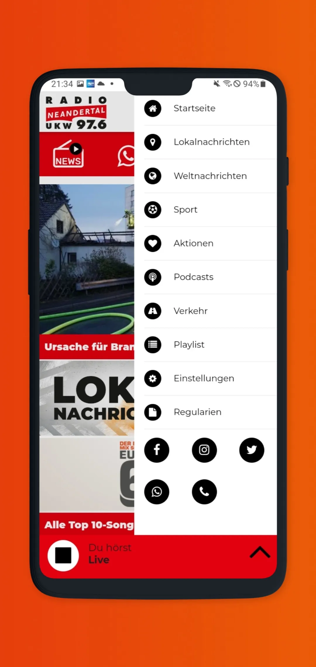 Radio Neandertal | Indus Appstore | Screenshot