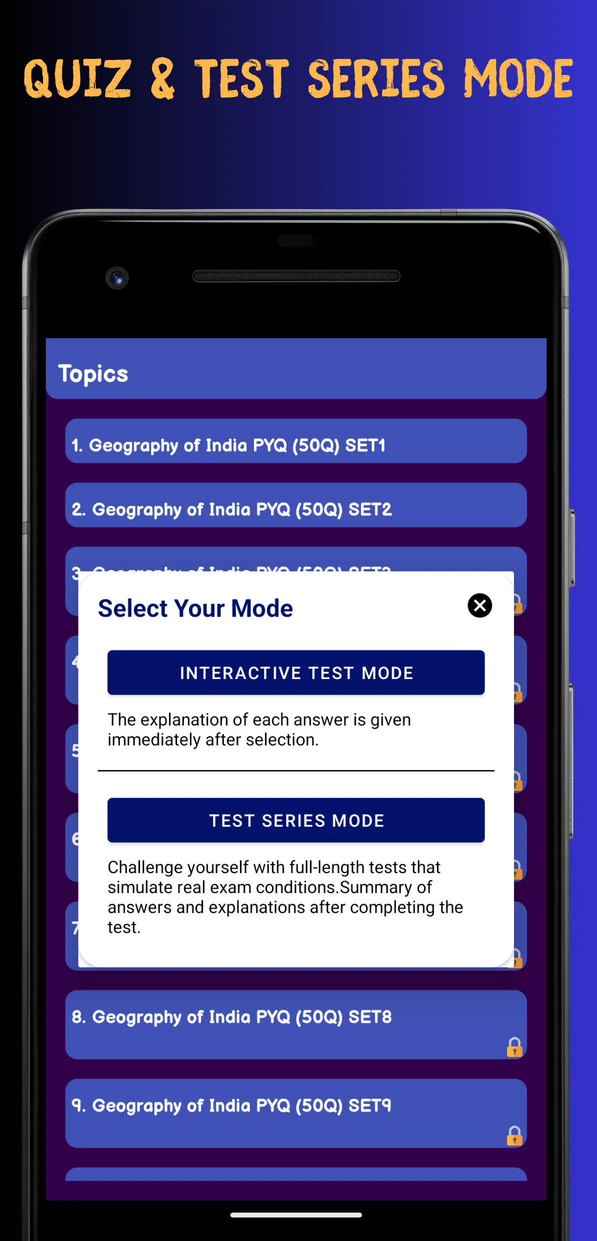 UPSC Pre Test Series 2024 | Indus Appstore | Screenshot