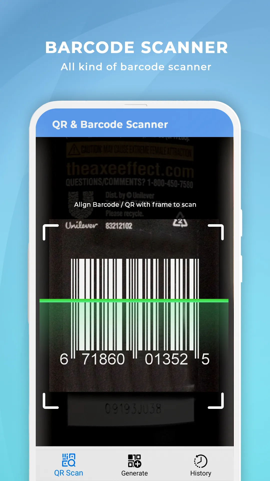 QR Barcode Scanner & Generator | Indus Appstore | Screenshot