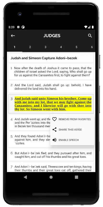 THE HOLY BIBLE KING JAMES | Indus Appstore | Screenshot