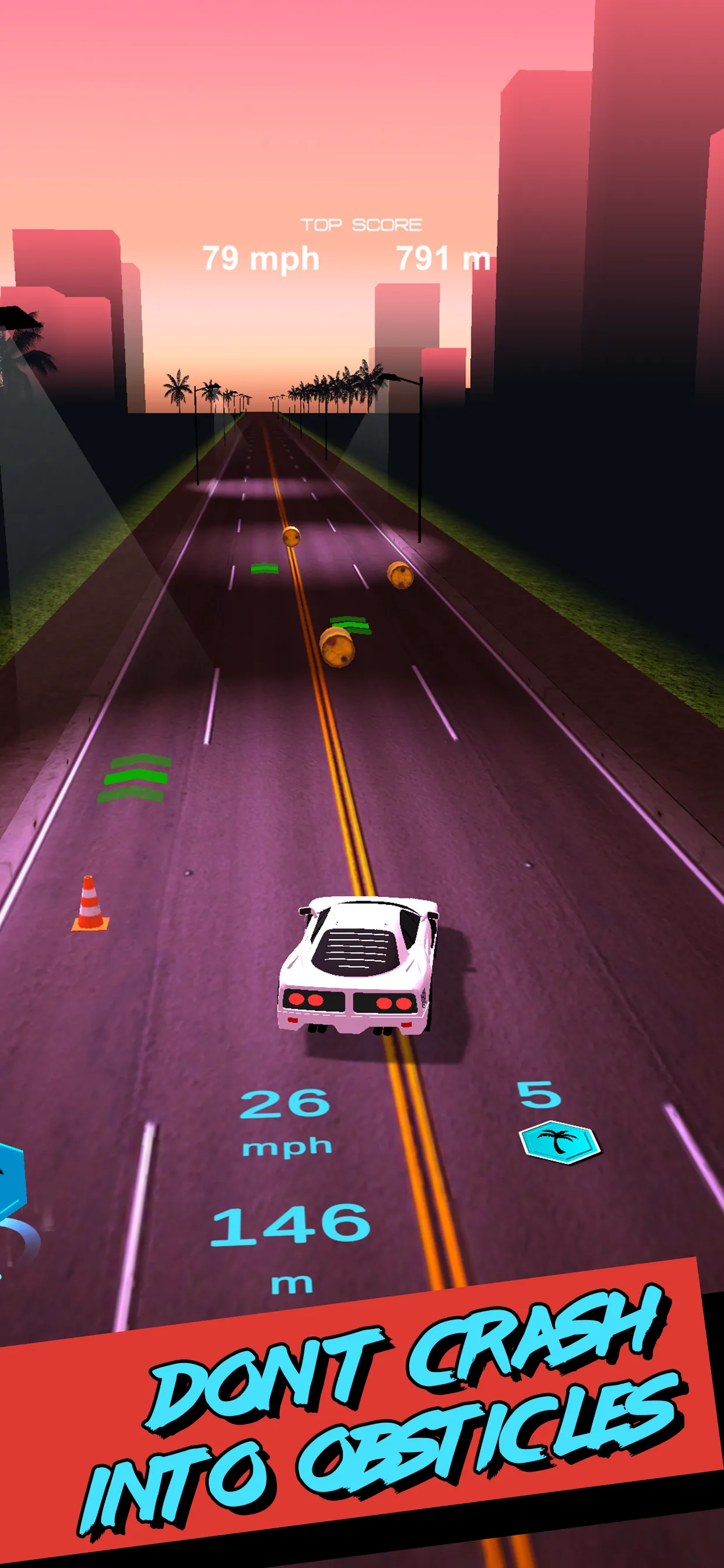 Turbo 84 - Retro Arcade Racing | Indus Appstore | Screenshot