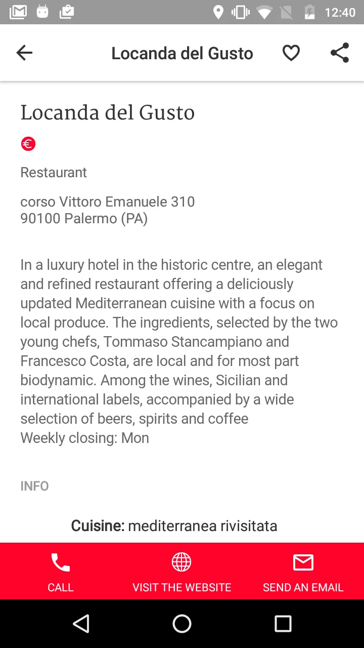 Italy – Restaurants | Indus Appstore | Screenshot