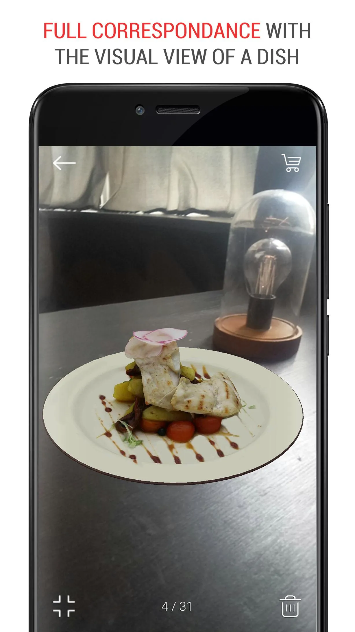 Menu AR Augmented Reality Food | Indus Appstore | Screenshot