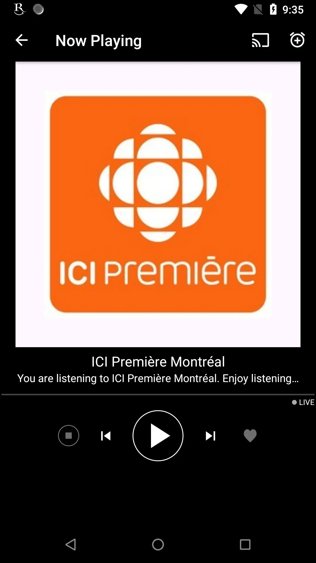 Radio Canada Live -  Radio Pla | Indus Appstore | Screenshot