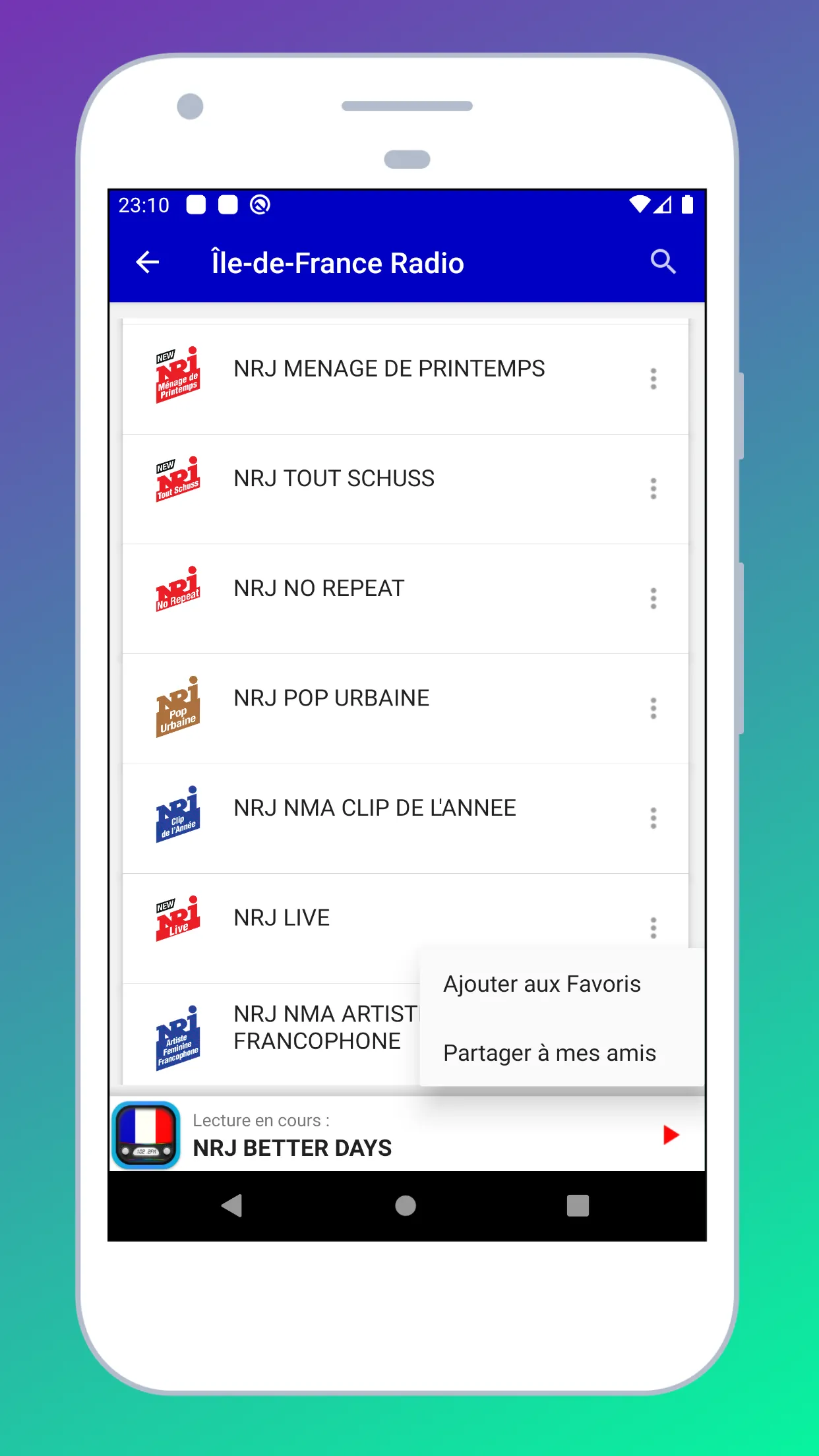 Radios France: Radio France FM | Indus Appstore | Screenshot