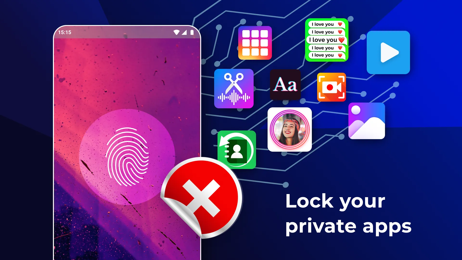 AppLock Fingerprint & Password | Indus Appstore | Screenshot