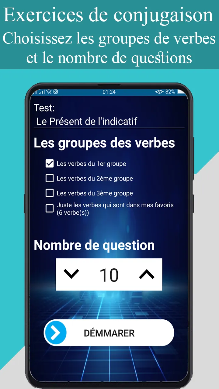 conjugueur & exercices offline | Indus Appstore | Screenshot